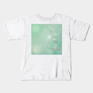 Butterflies with bokeh effect Kids T-Shirt